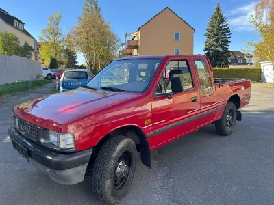 Brugt Opel Campo S 92 HK (67 kW) 1992 Rød Pickup / Ladvogn