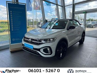 Gebraucht VW T-Roc Cabriolet R-line 150 PS (110 kW) 2025 Pure white schwarz Cabrio