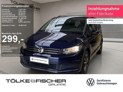 Blau Gebraucht 2020 VW Touran United Van / Kleinbus | 19.485 € (Superpreis)