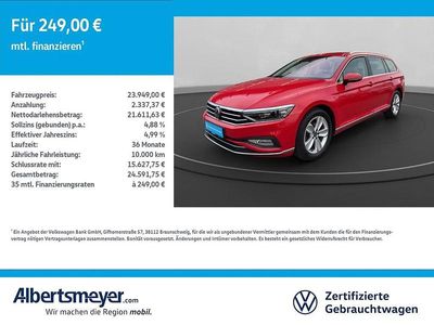 Rot Gebraucht 2022 VW Passat Elegance Kombi | 23.949 € (Fairer Preis)