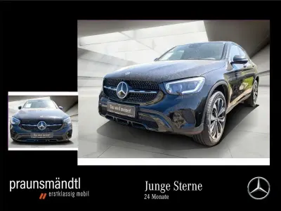 Używany Mercedes GLC300e Night 306 KM (225 kW) 2021 Czarny Sedan/Limuzyna
