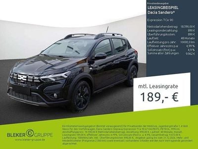 Usata Dacia Sandero Expression 91 CV (66 kW) 2025 Nero Utilitaria