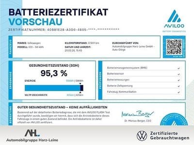 Gebraucht VW ID.3 Pro Performance 150 kW (204 PS) 2021 Grau Kleinwagen