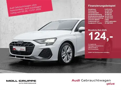 Gebraucht Audi A3 S-Line 150 PS (110 kW) 2025 Gletscherweiß metallic Limousine
