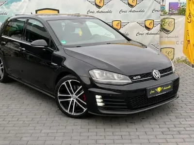 Second-hand VW Golf VII GTD 184 CP (135 kW) 2013 Negru Berlinǎ