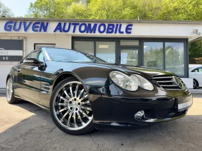 Gebraucht Mercedes SL500 AMG 306 PS (225 kW) 2001 Schwarz Cabrio