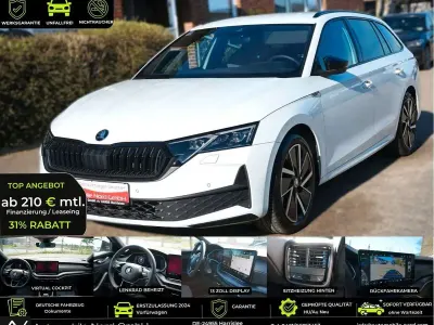 Gebraucht Skoda Octavia SportLine 150 PS (110 kW) 2024 Moon weiß metallic Kombi