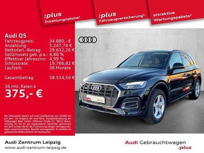 Gebraucht Audi Q5 Basis 204 PS (150 kW) 2023 Brillantschwarz SUV