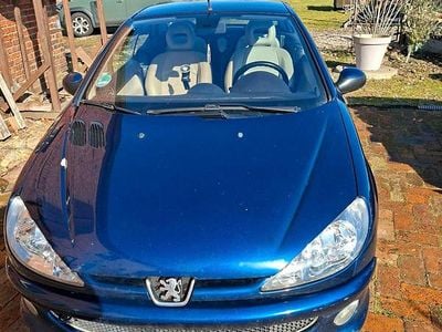 Gebraucht Peugeot 206 CC 108 PS (79 kW) 2006 Blau Cabrio