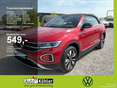 Gebraucht VW T-Roc Cabriolet Goal 116 PS (85 kW) 2025 Kings red metallic Cabrio