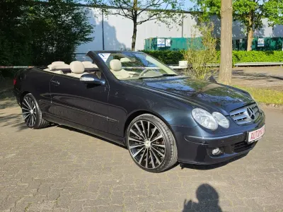 Usata Mercedes CLK280 231 CV (169 kW) 2007 Nero Cabrio