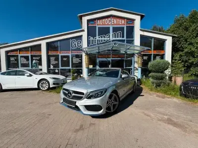 Occasion Mercedes C200 AMG line 184 ch (135 kW) 2017 Argent Cabriolet