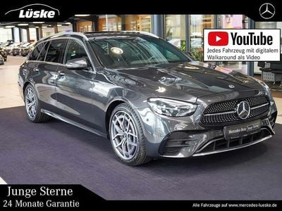 Grau Gebraucht 2023 Mercedes E220 AMG line Kombi | 44.400 € (Teuer)