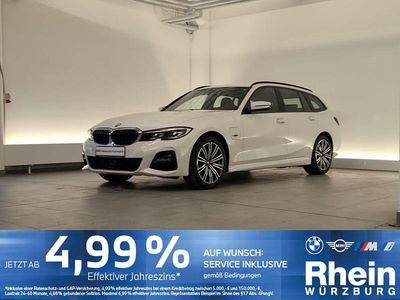 Gebraucht BMW 320e M Sport 204 PS (150 kW) 2022 Alpinweiss uni Kombi