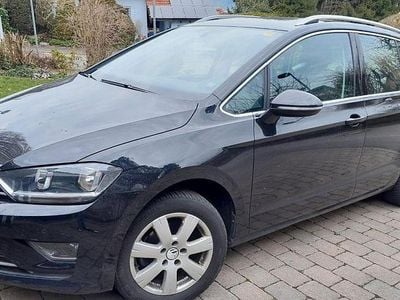 Gebraucht VW Golf Sportsvan Trendline 110 PS (80 kW) 2015 Schwarz Van / Kleinbus