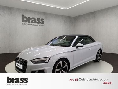 Gebraucht Audi A5 Cabriolet S-Line 150 PS (110 kW) 2024 Gletscherweiß metallic/verdeck schwarz Cabrio