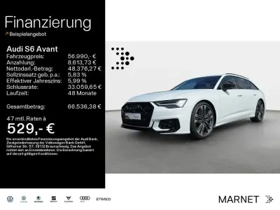 Gebraucht Audi S6 Ambiente 344 PS (253 kW) 2024 Gletscherweiß metallic Kombi