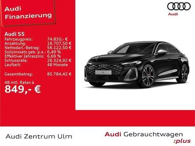 Gebraucht Audi S5 Ambiente 367 PS (269 kW) 2025 0e mythosschwarz metallic (metallic) Limousine