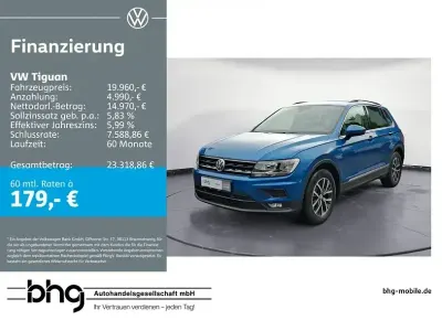 Gebraucht VW Tiguan Comfortline 131 PS (96 kW) 2019 Blau SUV