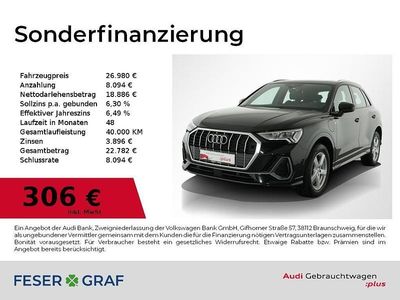 Gebraucht Audi Q3 S-Line 245 PS (180 kW) 2022 Mythosschwarz metallic SUV
