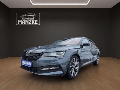 Gebraucht Skoda Superb SportLine 200 PS (147 kW) 2022 Quarzgrau metallic Kombi