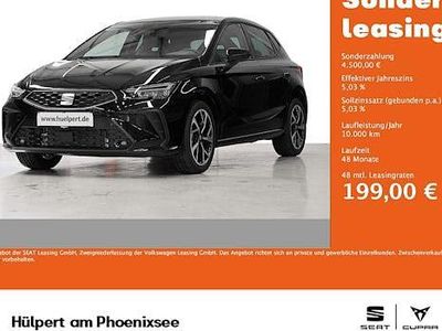 Midnightschwarz metallic Neu 2025 Seat Ibiza FR Limousine | 25.922 € (Fairer Preis)