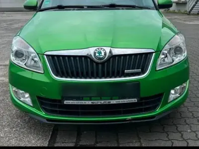 Gebraucht Skoda Fabia GreenLine 2012 Grün Kleinwagen