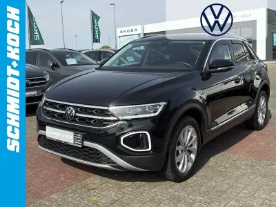 Gebraucht VW T-Roc Style 150 PS (110 kW) 2022 Deep black perleffekt (schwarz) SUV
