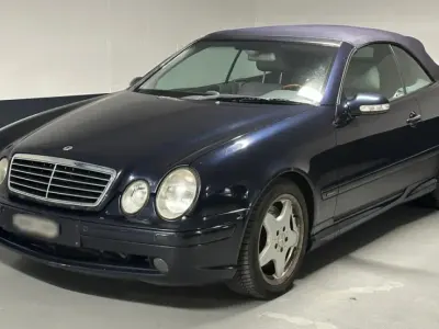Brugt Mercedes CLK430 AMG 279 HK (205 kW) 2002 Blå Cabriolet