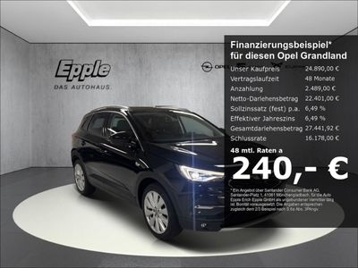 gebraucht Opel Grandland X 1.6 Turbo Ultimate AHK-abnehmbar AHK Navi Leder Soundsystem 360 Kamera Klimasitze