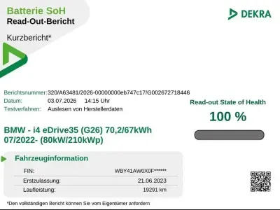 Gebraucht BMW i4 M Sport 210 kW (286 PS) 2023 Grau Limousine