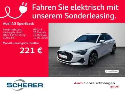 Gebraucht Audi A3 Sport 204 PS (150 kW) 2025 Gletscherweiß metallic Limousine