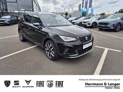 Gebraucht Seat Arona FR 110 PS (80 kW) 2022 Schwarz / midnightblack (metallic) SUV