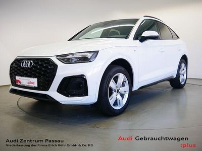 Weiß Gebraucht 2024 Audi Q5 Sportback S-Line SUV | 54.390 € (Teuer)