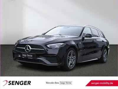 Brugt Mercedes C300e AMG line 313 HK (230 kW) 2025 Sort Stationcar