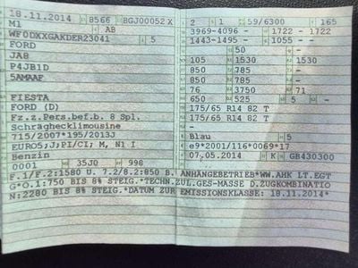 Gebraucht Ford Fiesta Trend 80 PS (58 kW) 2014 Blau Kleinwagen