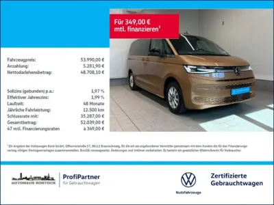Brugt VW Multivan Life 150 HK (110 kW) 2025 MPV