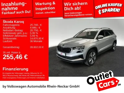 Gebraucht Skoda Karoq Style 150 PS (110 kW) 2023 Silber SUV