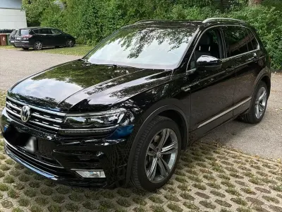 Gebraucht VW Tiguan R-line 220 PS (161 kW) 2017 Schwarz SUV