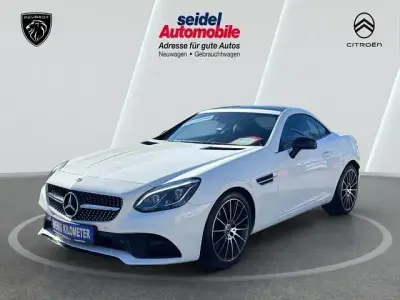 Gebraucht Mercedes SLC200 AMG line 184 PS (135 kW) 2017 Weiß Cabrio
