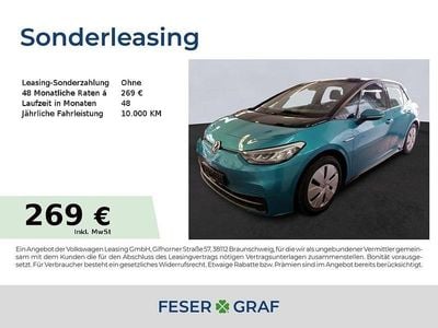 Gebraucht VW ID.3 Pure 110 kW (150 PS) 2022 Schwarz Kleinwagen