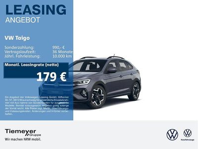 Neu VW Taigo R-line 116 PS (85 kW) 2026 Schwarz SUV