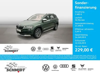 Gebraucht Skoda Karoq Scout 4x4 150 PS (110 kW) 2022 Grün SUV