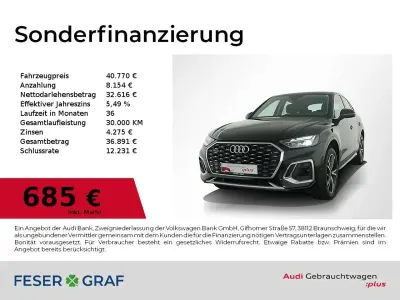 Gebraucht Audi Q5 Sportback S-Line 286 PS (210 kW) 2022 Mythosschwarz metallic SUV