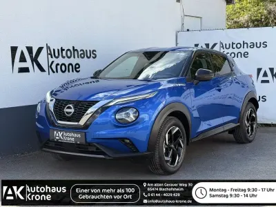 Second-hand Nissan Juke Acenta 114 CP (83 kW) 2024 Albastru SUV