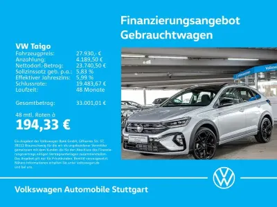 Brugt VW Taigo R-line 150 HK (110 kW) 2026 Sølv SUV