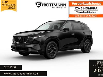 Neu Mazda CX-5 Homura-Line 141 PS (103 kW) 2025 Schwarz SUV