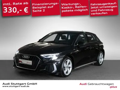 Gebraucht Audi A3 S-Line 150 PS (110 kW) 2023 Mythosschwarz metallic Limousine