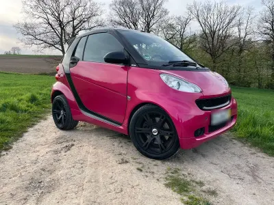 Brugt Smart ForTwo Cabrio 84 HK (61 kW) 2010 Rød Cabriolet
