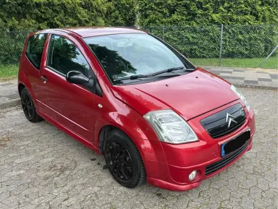 Gebraucht Citroën C2 VTR Sport 73 PS (53 kW) 2005 Rot Kleinwagen